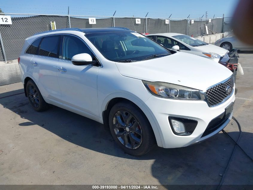 2016 KIA SORENTO 3.3L SX