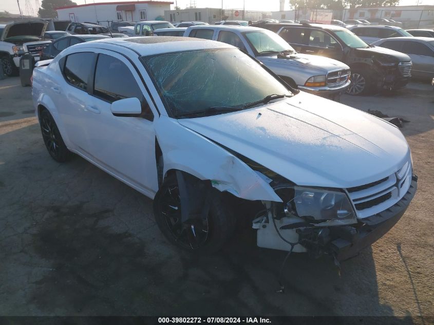 2013 DODGE AVENGER SXT