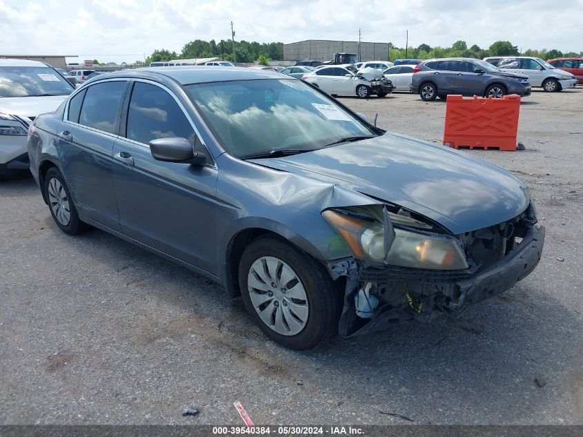 2012 HONDA ACCORD 2.4 LX