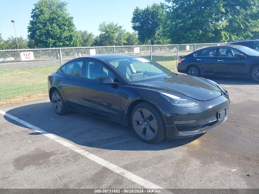 2023 TESLA MODEL 3 REAR-WHEEL DRIVE