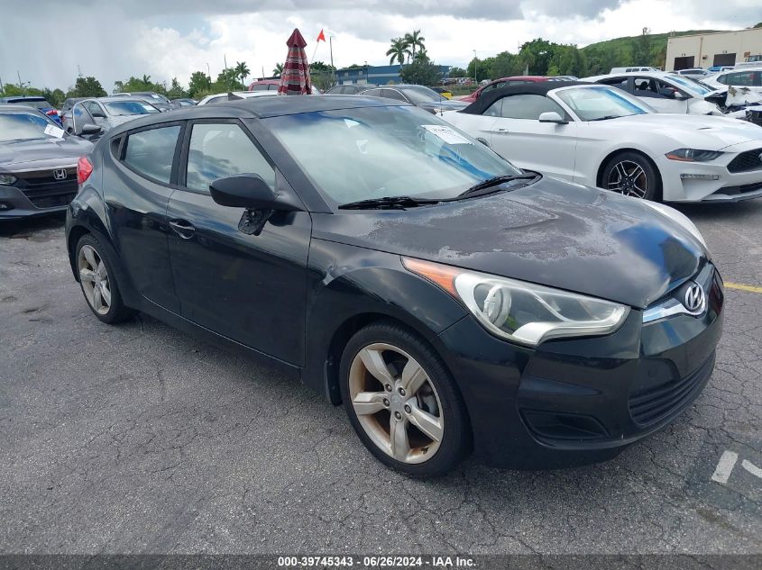 2013 HYUNDAI VELOSTER BASE W/GRAY