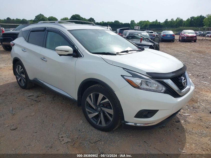 2016 NISSAN MURANO PLATINUM