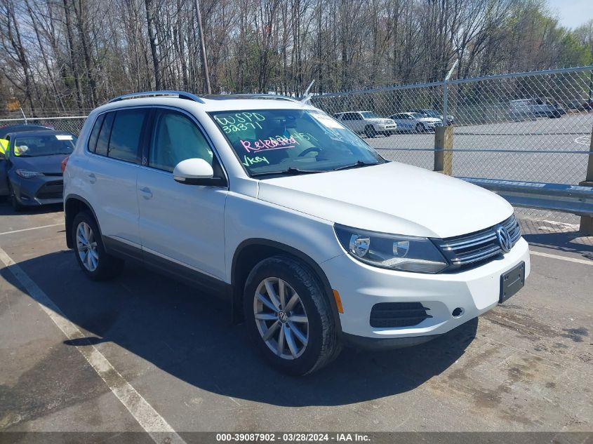 2017 VOLKSWAGEN TIGUAN 2.0T WOLFSBURG EDITION