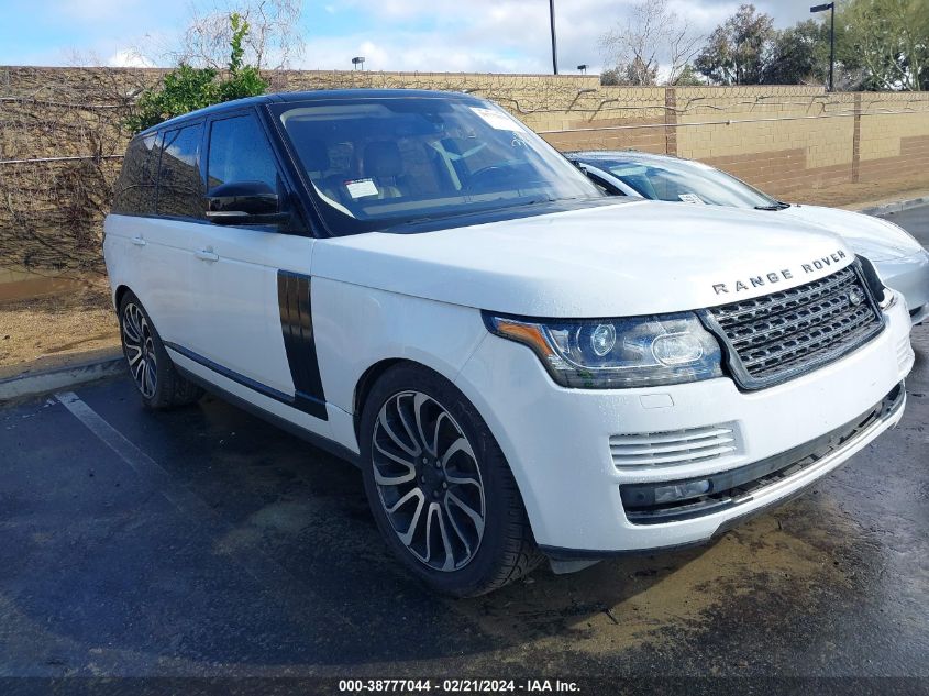 2016 LAND ROVER RANGE ROVER