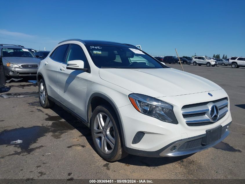 2016 MERCEDES-BENZ GLA 250