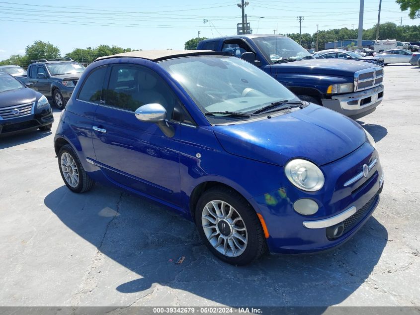 2012 FIAT 500C LOUNGE