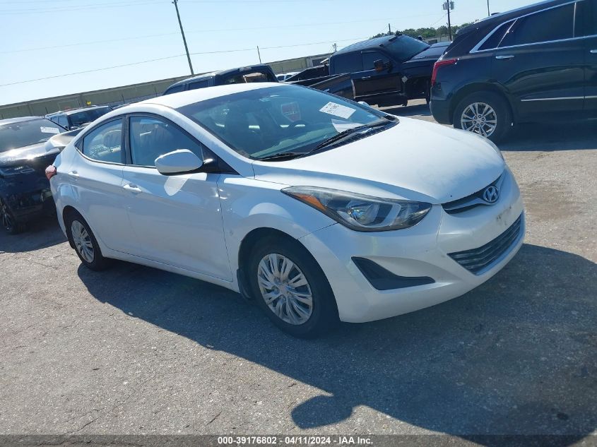 2016 HYUNDAI ELANTRA SE