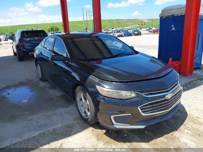 2016 CHEVROLET MALIBU LS