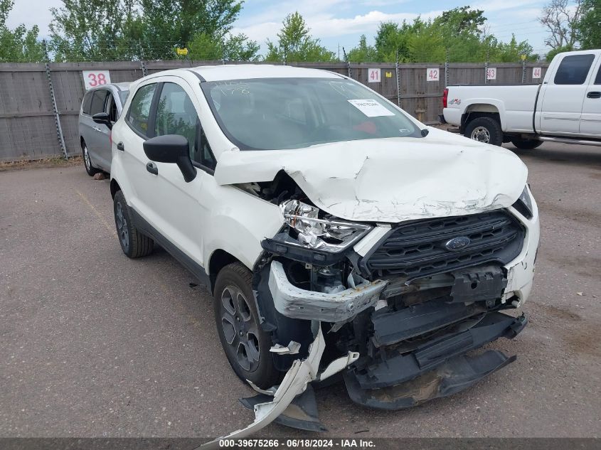 2019 FORD ECOSPORT S