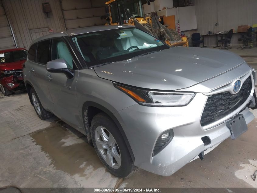 2021 TOYOTA HIGHLANDER HYBRID LE