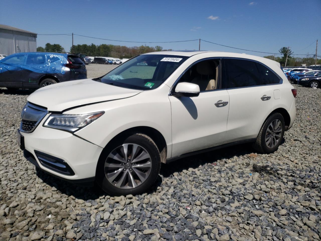 2016 ACURA MDX TECHNOLOGY