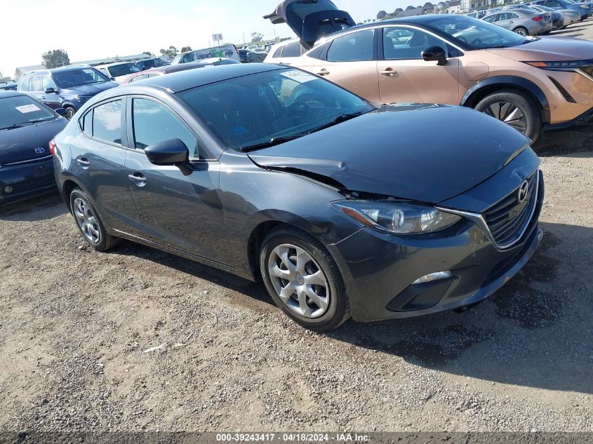 2016 MAZDA MAZDA3 I SPORT