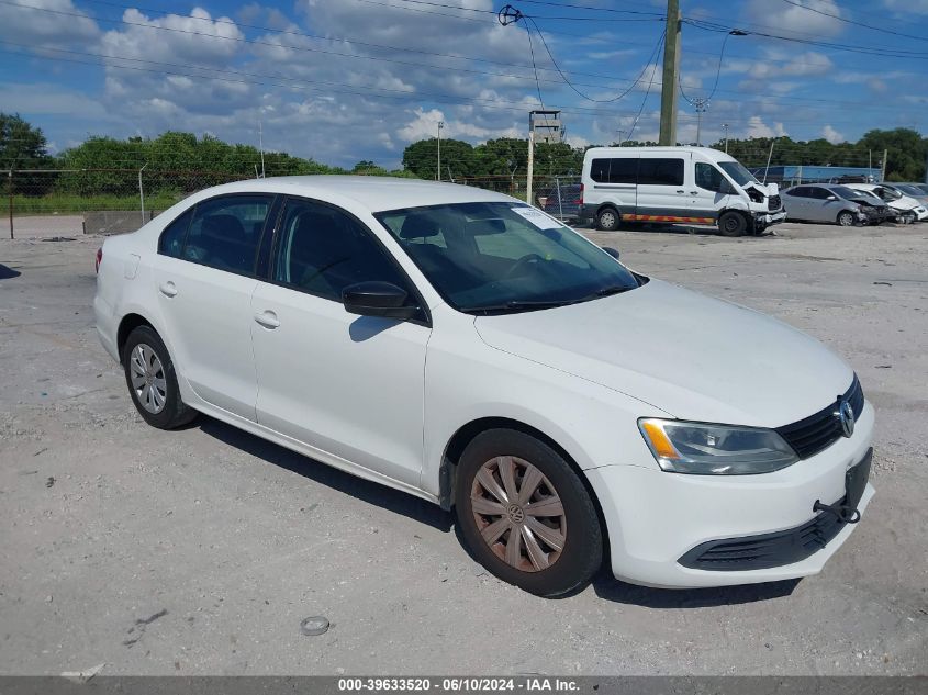 2012 VOLKSWAGEN JETTA 2.0L S