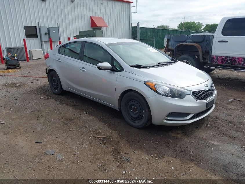 2016 KIA FORTE LX