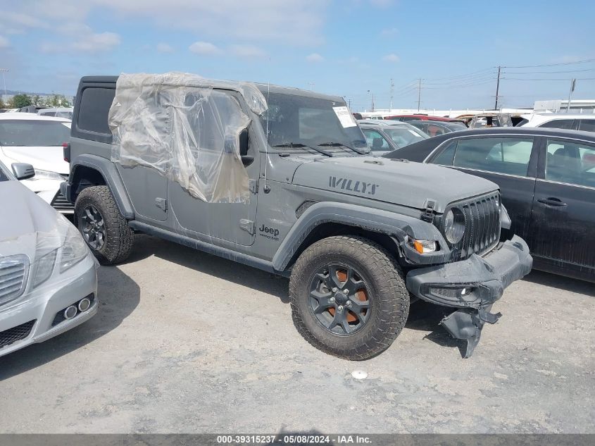 2020 JEEP WRANGLER UNLIMITED WILLYS 4X4