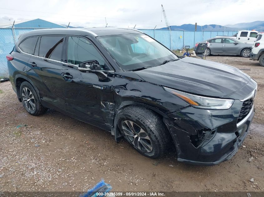 2021 TOYOTA HIGHLANDER HYBRID XLE