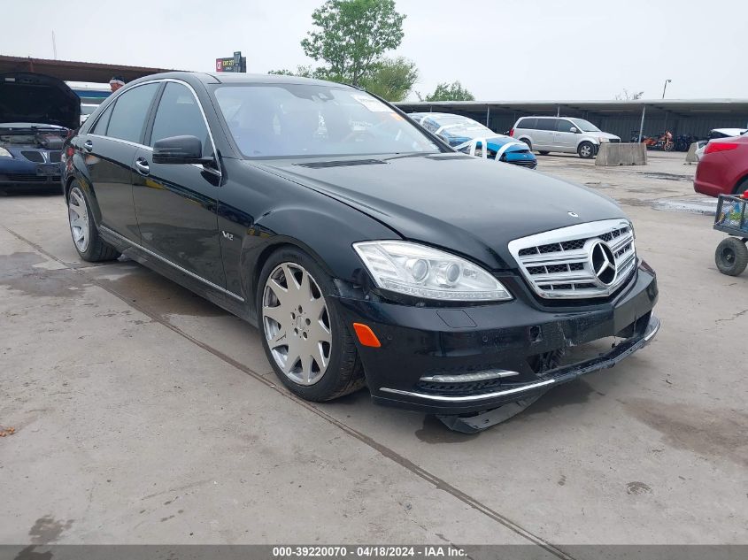 2011 MERCEDES-BENZ S 600