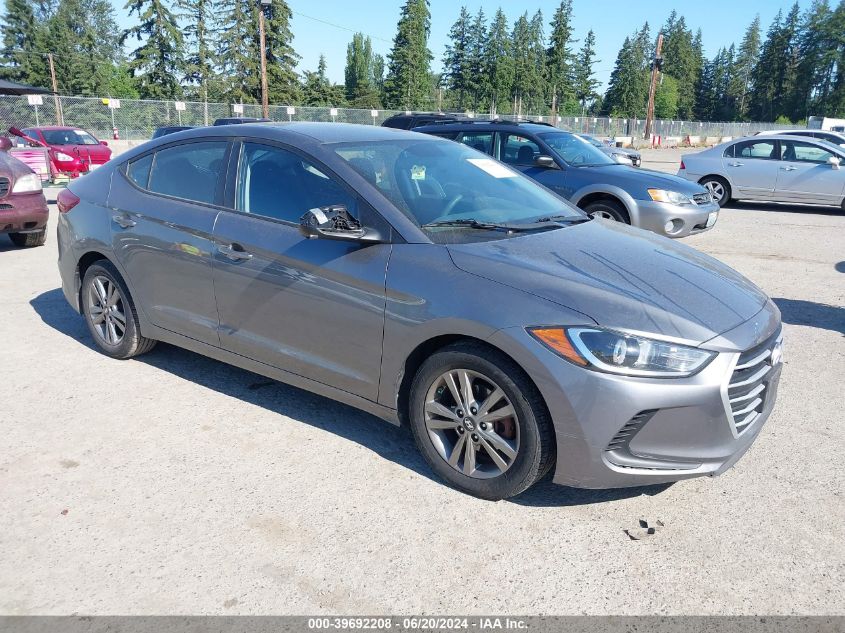 2018 HYUNDAI ELANTRA SEL