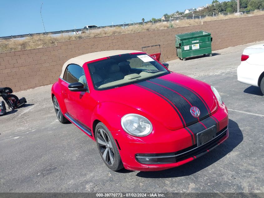 2013 VOLKSWAGEN BEETLE 2.0T