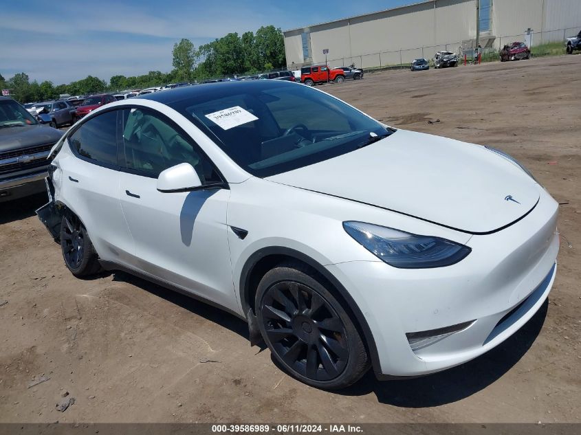 2021 TESLA MODEL Y LONG RANGE DUAL MOTOR ALL-WHEEL DRIVE