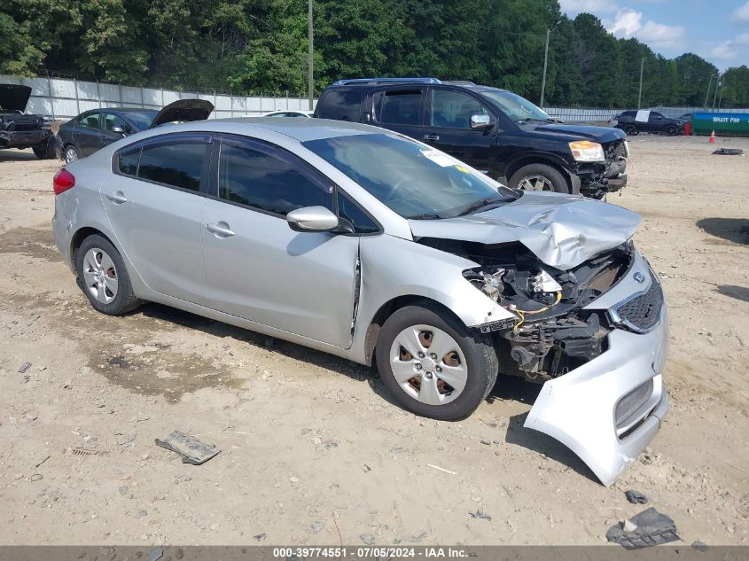 2015 KIA FORTE LX