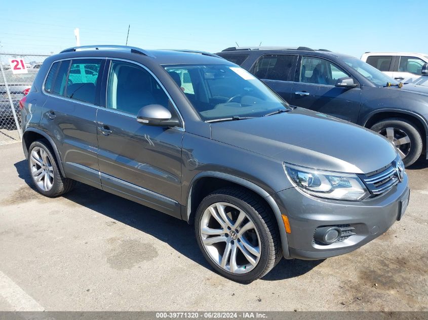 2012 VOLKSWAGEN TIGUAN SEL