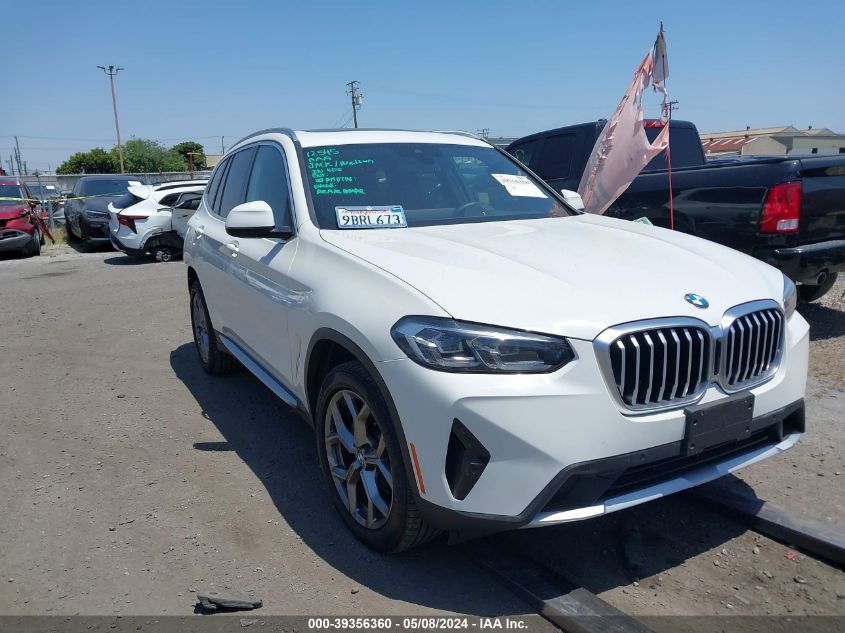 2022 BMW X3 SDRIVE30I