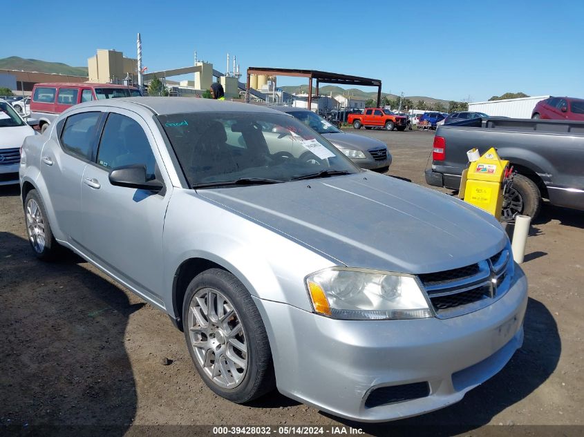 2012 DODGE AVENGER SE