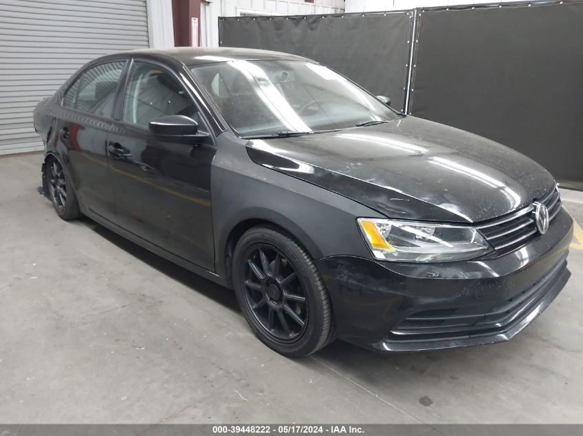 2015 VOLKSWAGEN JETTA 2.0L S