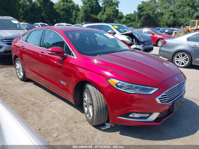 2017 FORD FUSION ENERGI SE LUXURY