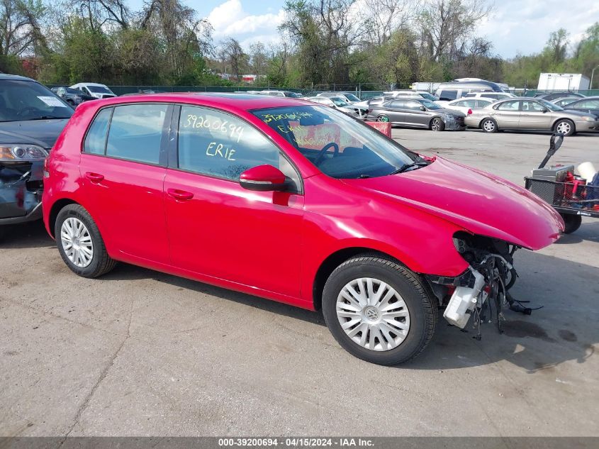 2012 VOLKSWAGEN GOLF 2.5L 4-DOOR