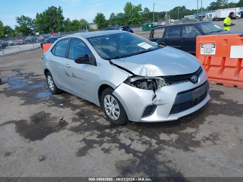 2016 TOYOTA COROLLA L