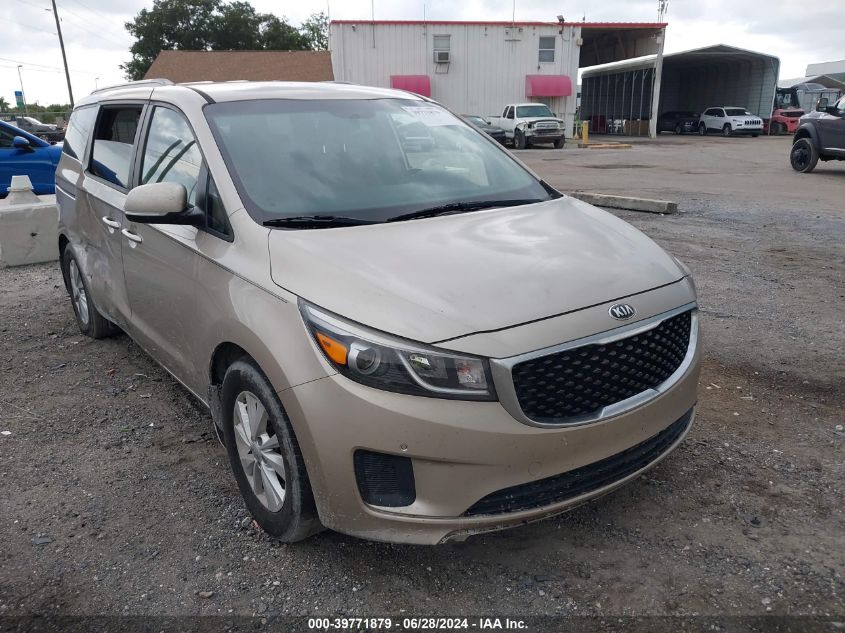 2016 KIA SEDONA LX