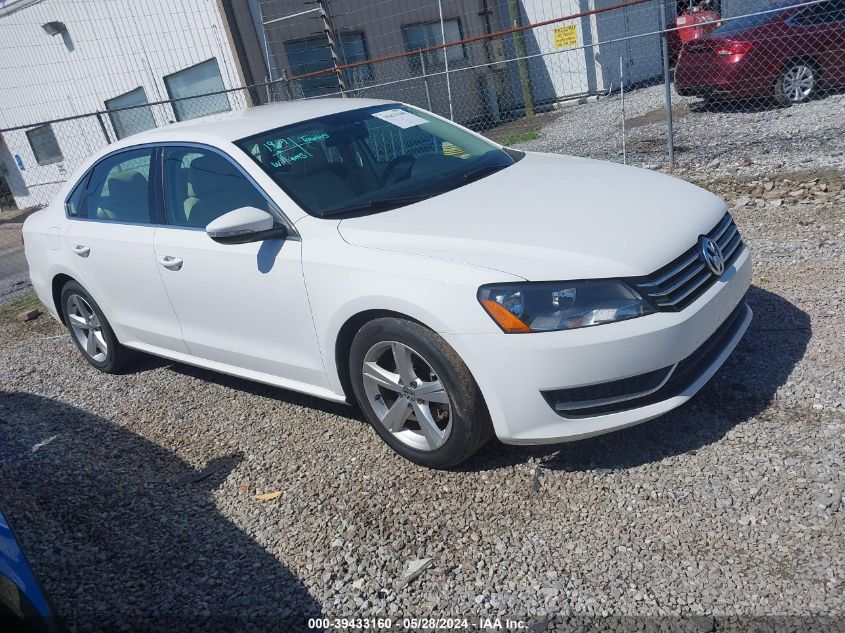 2012 VOLKSWAGEN PASSAT 2.5L SE