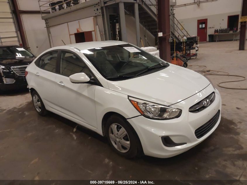 2016 HYUNDAI ACCENT SE