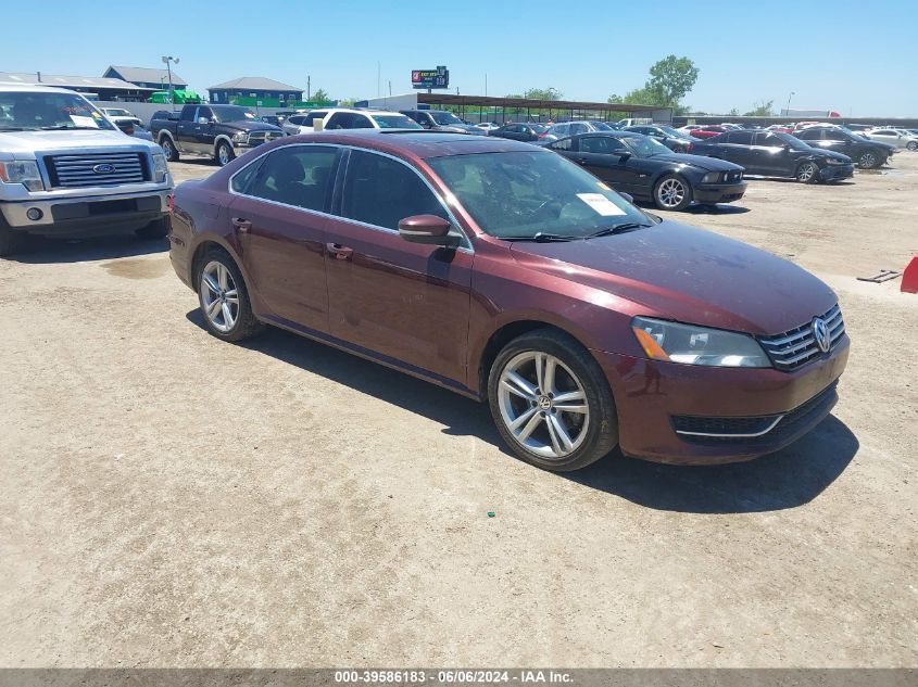 2014 VOLKSWAGEN PASSAT 2.0L TDI SE