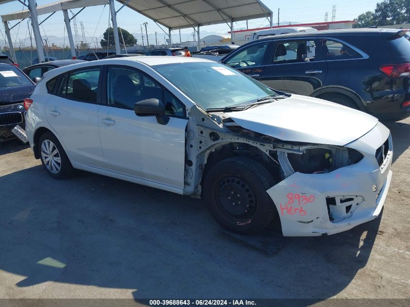 2019 SUBARU IMPREZA 2.0I