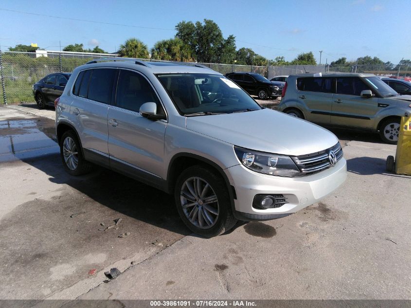 2013 VOLKSWAGEN TIGUAN S/SE/SEL