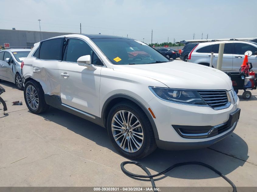 2018 LINCOLN MKX RESERVE