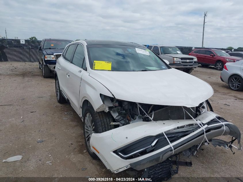 2016 LINCOLN MKX RESERVE