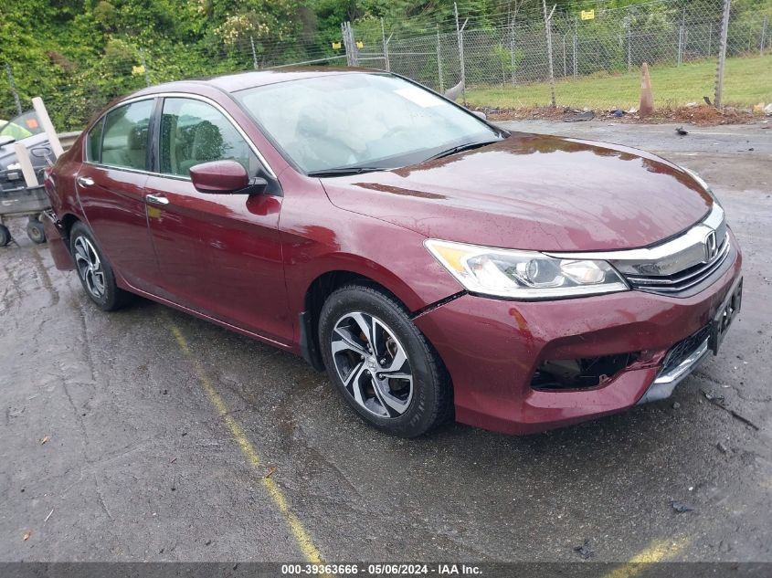 2017 HONDA ACCORD LX