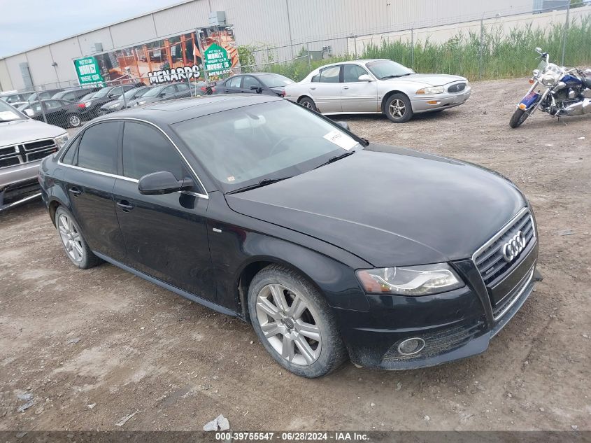 2012 AUDI A4 2.0T PREMIUM