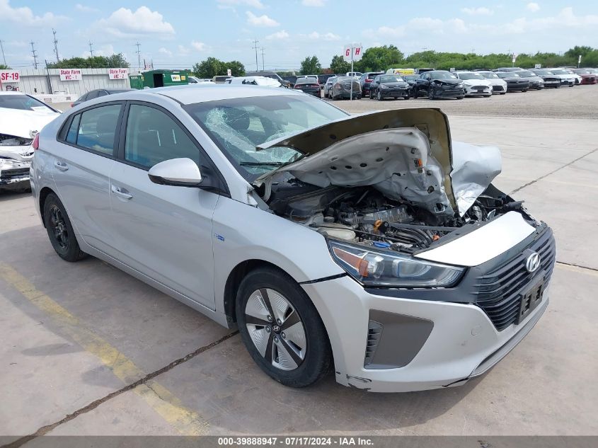 2019 HYUNDAI IONIQ HYBRID BLUE