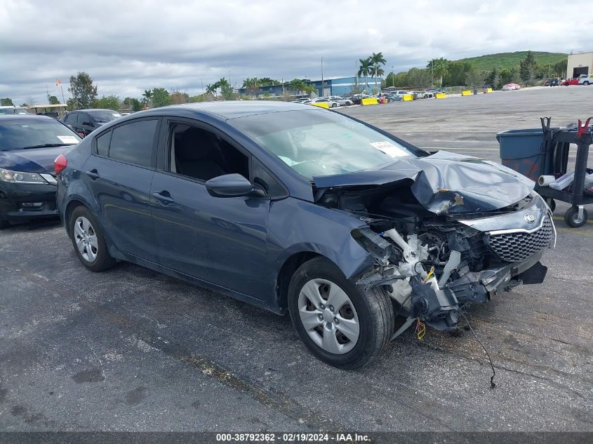 2016 KIA FORTE LX