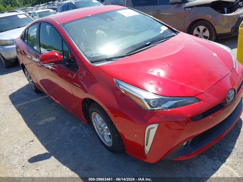 2019 TOYOTA PRIUS LE