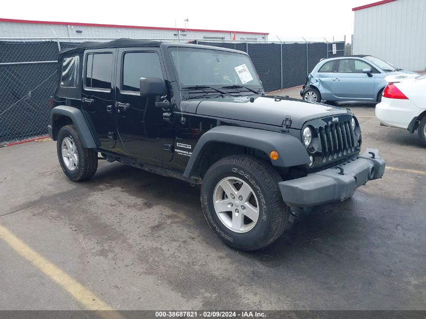 2017 JEEP WRANGLER UNLIMITED SPORT 4X4