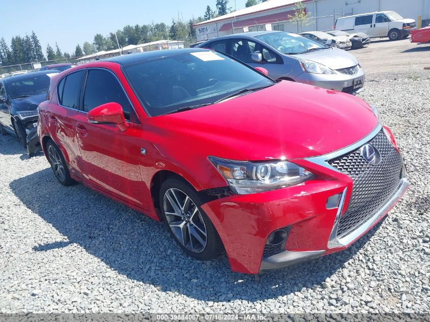 2017 LEXUS CT 200H