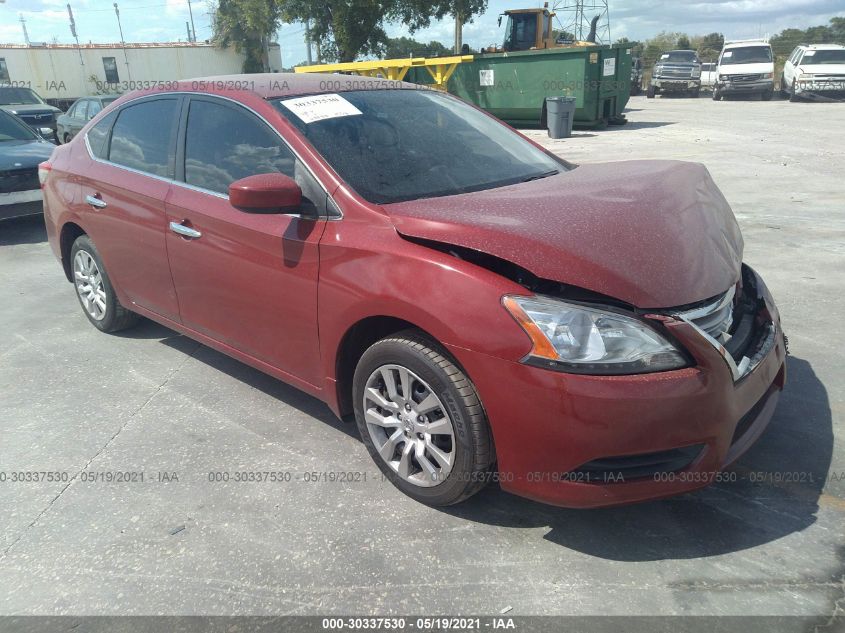 2014 NISSAN SENTRA FE+ S/FE+ SV/SV/S/SR/SL