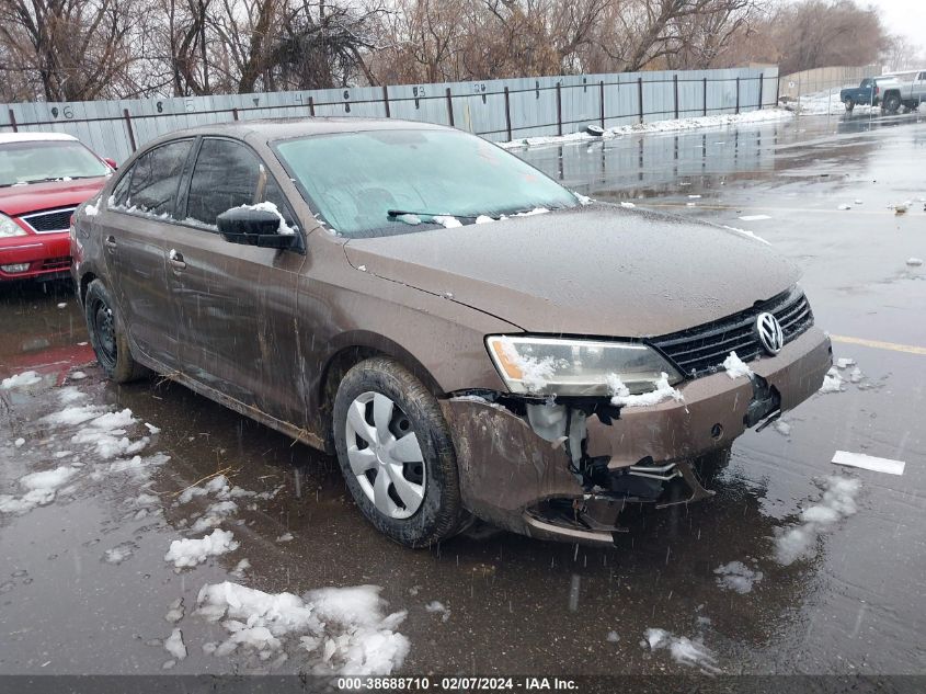 2013 VOLKSWAGEN JETTA 2.0L S