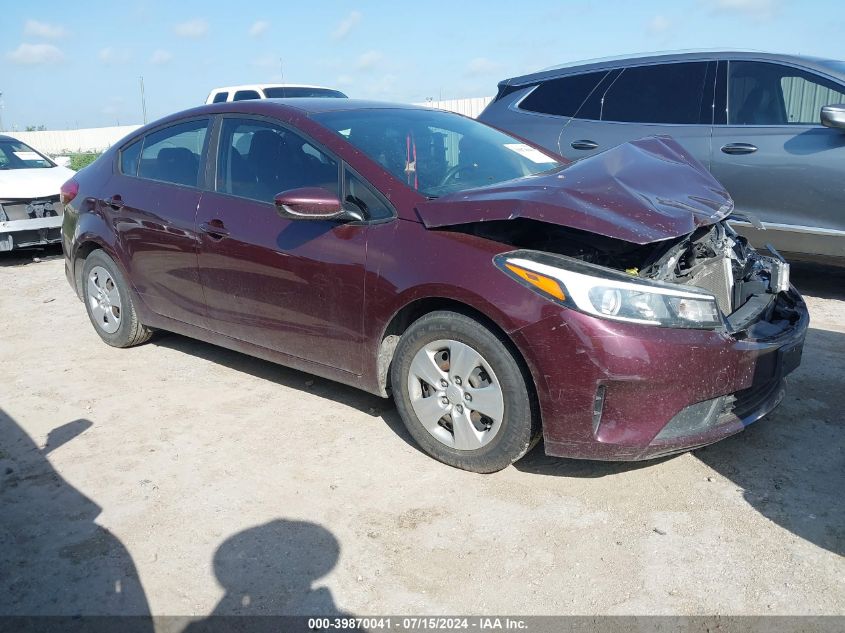 2018 KIA FORTE LX